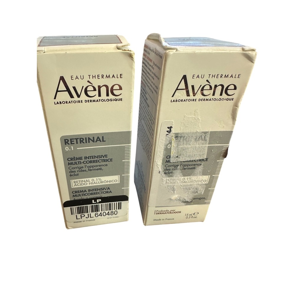 Avene RetrinAl 0.1 Intensive Multi-Corrective Cream 0.5oz Lot of 2 NIB